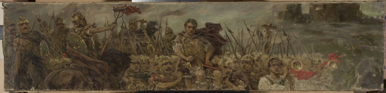 Processione vittoriosa dopo la battaglia - Museo Nazionale di Varsavia